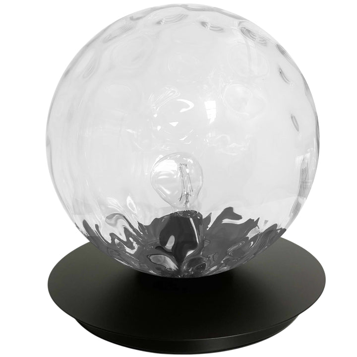 Burlat 1 Light Table Lamp in Matte Black by Dainolite
