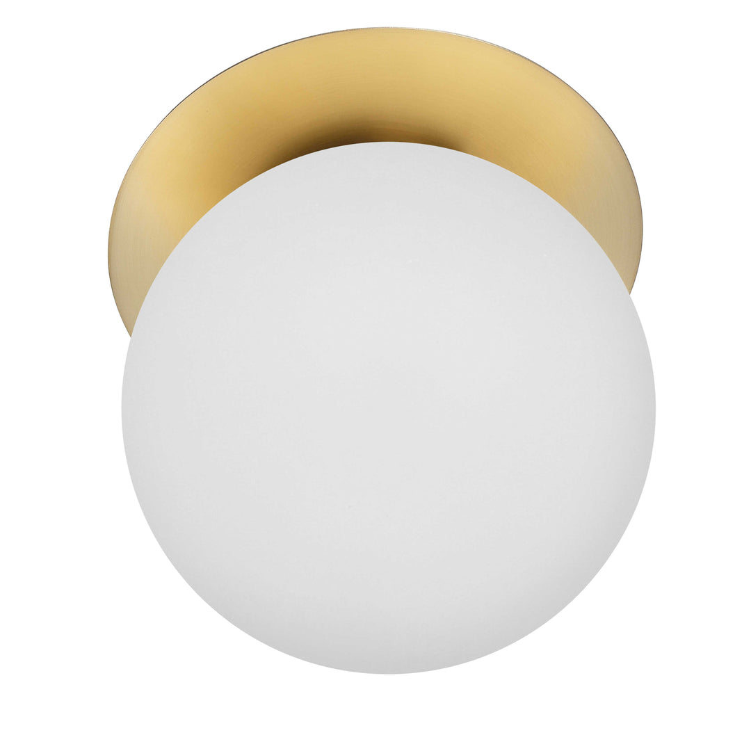 Burlat 1 Light Wall Sconce (BUR-131W) in Aged Brass by Dainolite