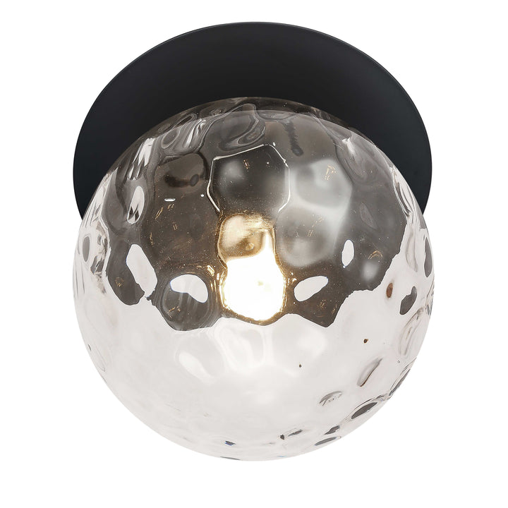 Burlat 1 Light Wall Sconce (BUR-131W) in Matte Black by Dainolite