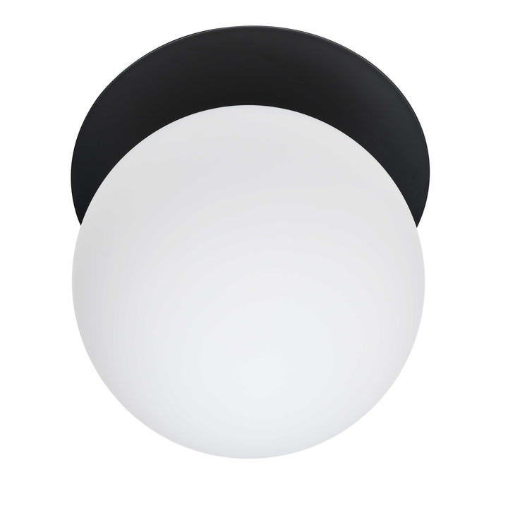 Burlat 1 Light Wall Sconce (BUR-131W) in Matte Black by Dainolite