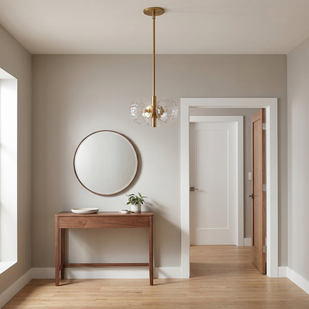 Burlat 3 Light Pendant by Dainolite - view 2