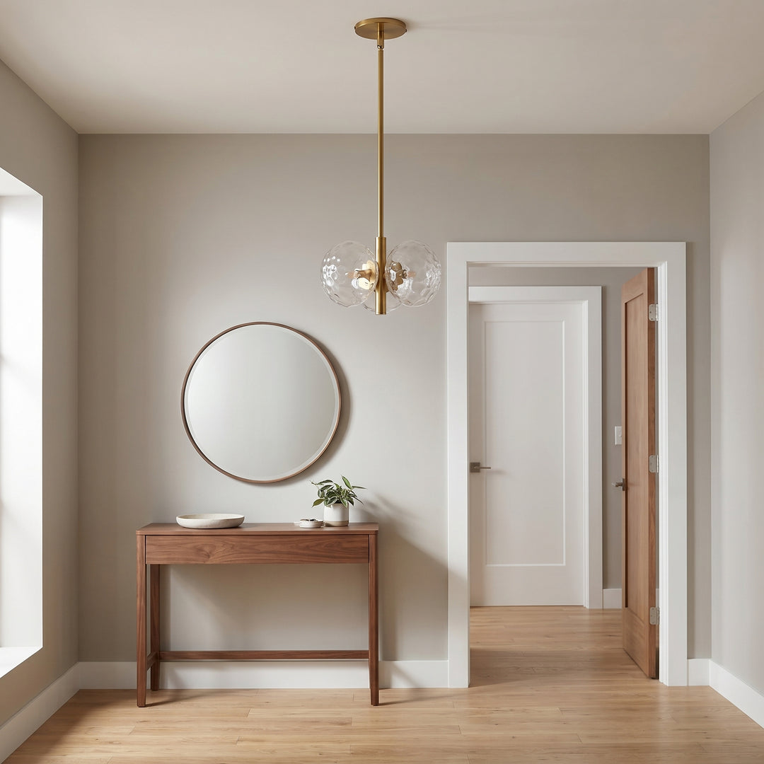 Burlat 3 Light Pendant by Dainolite - view 2