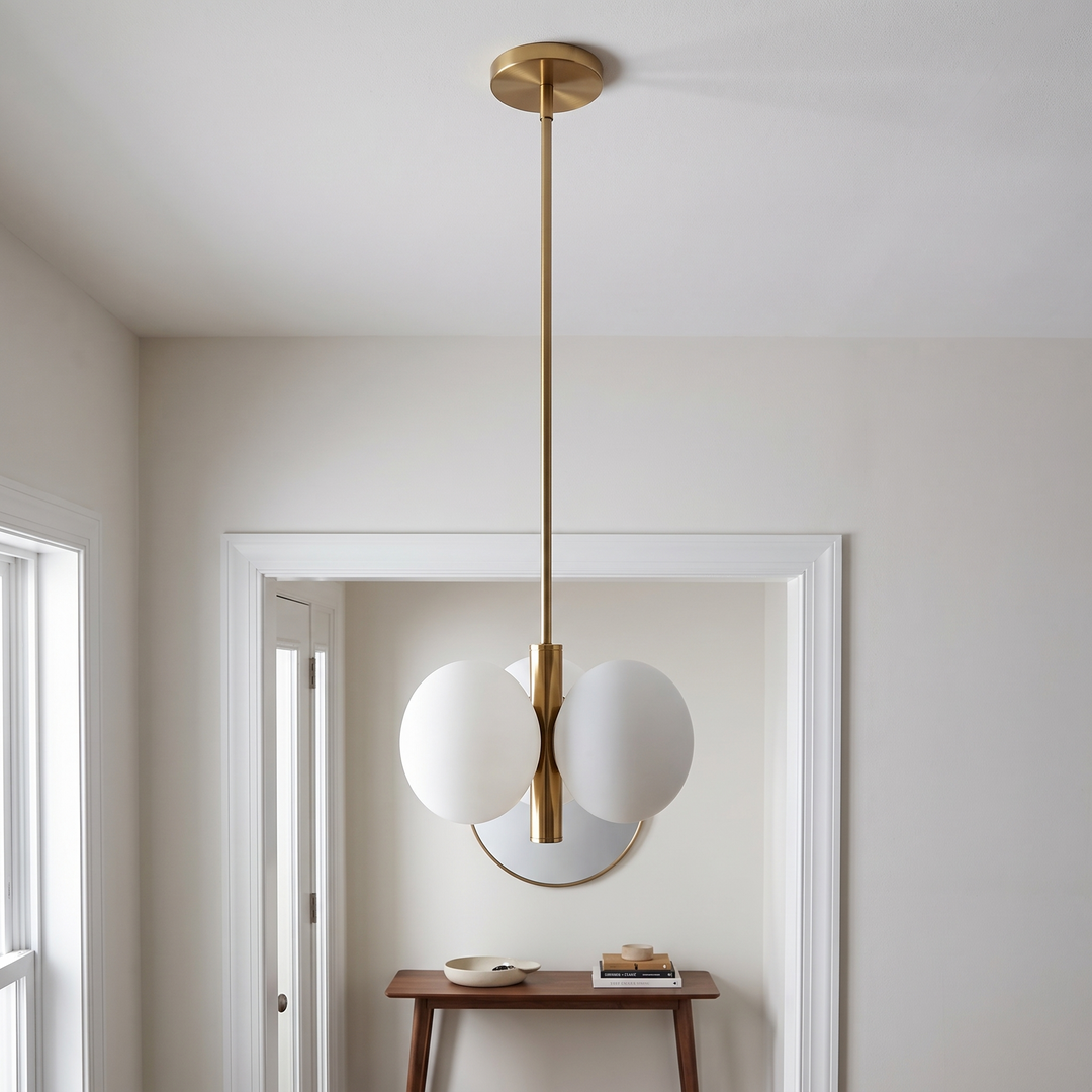 Burlat 3 Light Pendant by Dainolite - view 4