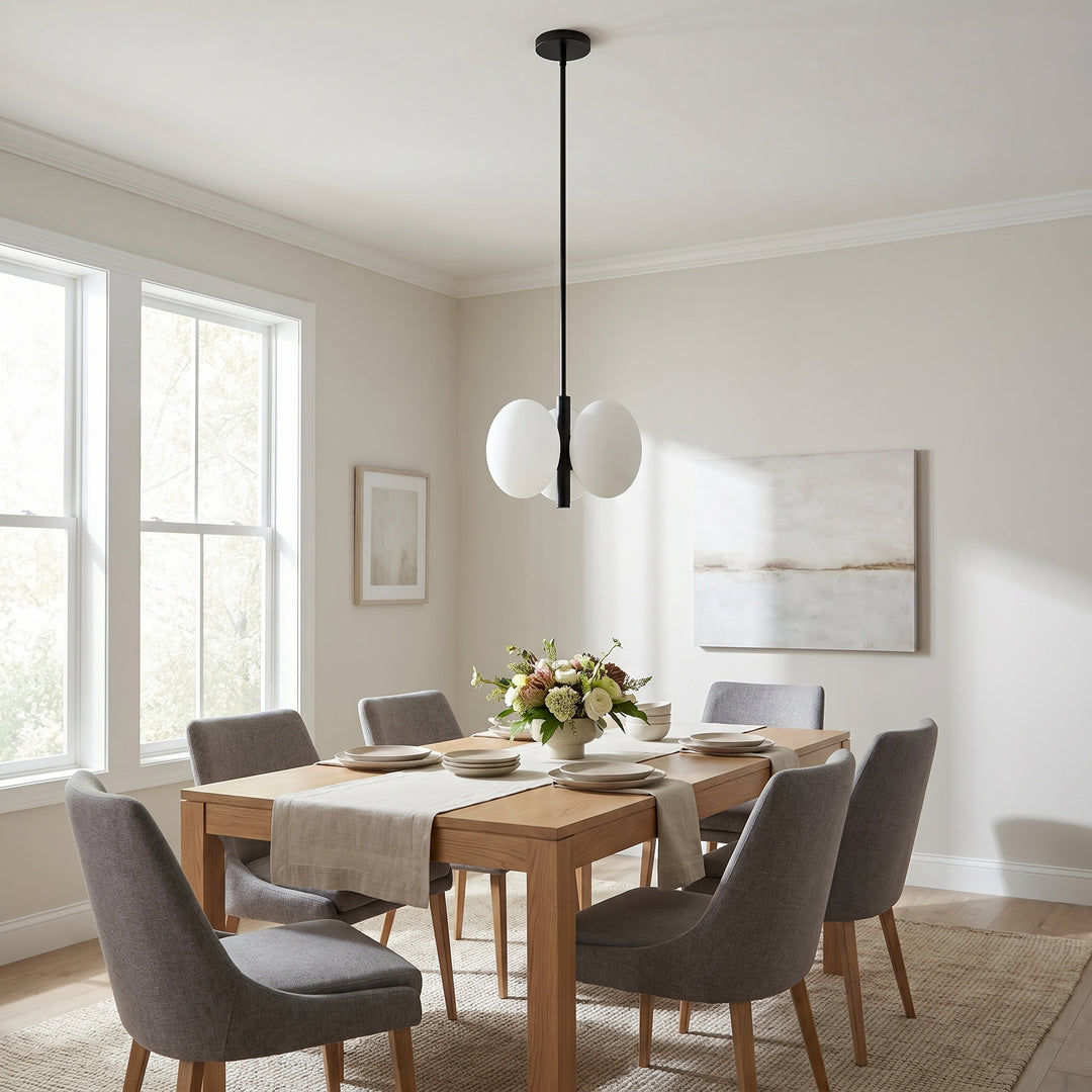 Burlat 3 Light Pendant by Dainolite - view 8