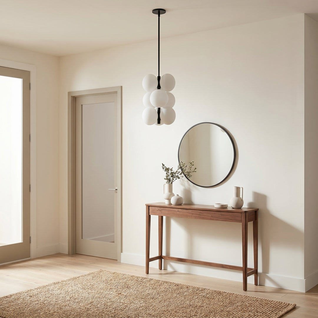 Burlat 9 Light Pendant by Dainolite - view 8