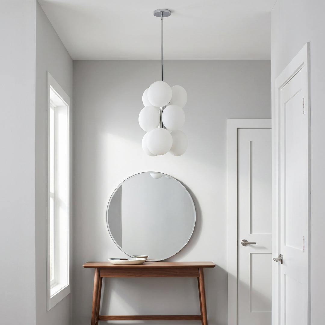 Burlat 9 Light Pendant by Dainolite - view 12