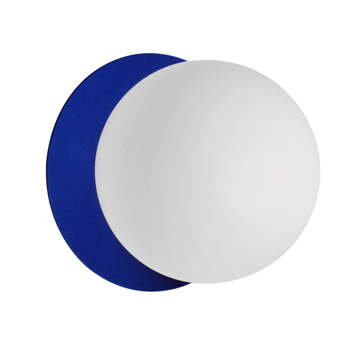 Burlat 1 Light Halogen Wall Sconce in Blue by Dainolite