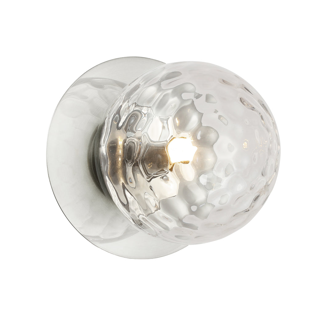 Burlat 1 Light Halogen Wall Sconce in Polished Chrome by Dainolite