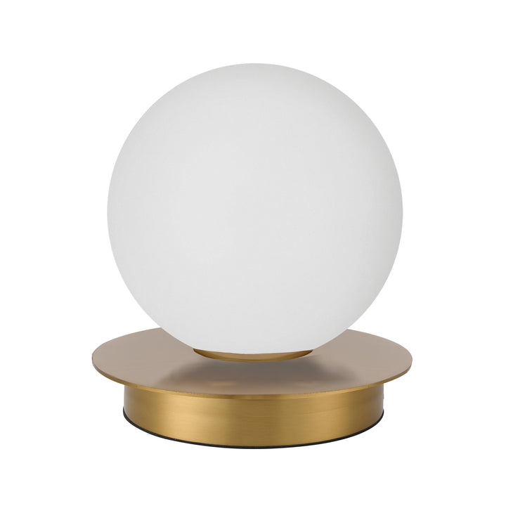 Burlat 1 Light Table Lamp (BUR-61T) in Aged Brass by Dainolite
