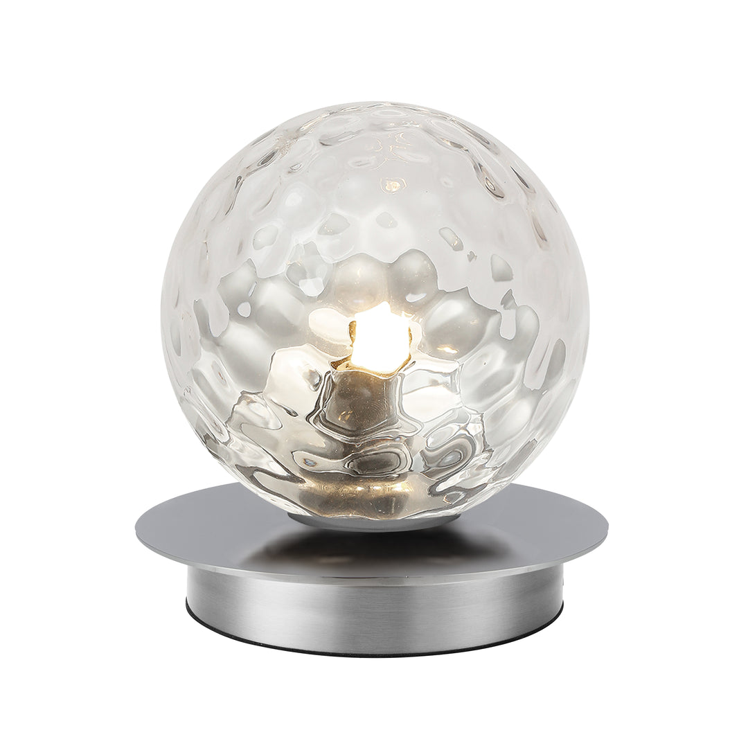 Burlat 1 Light Table Lamp (BUR-61T) in Polished Chrome by Dainolite