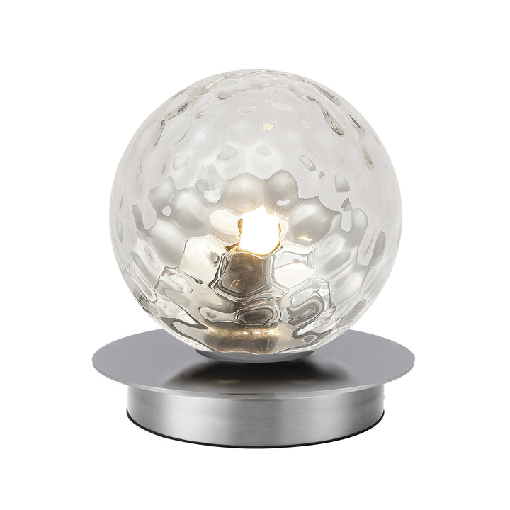 Burlat 1 Light Table Lamp (BUR-61T) in Polished Chrome by Dainolite