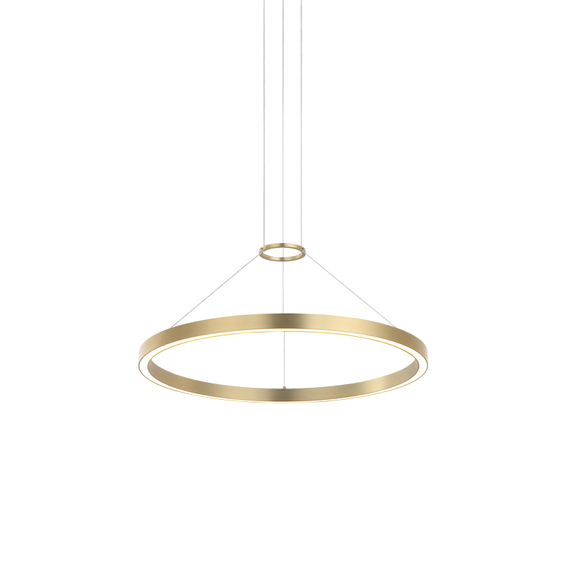 LED Steel Ring Frame Chandelier 3CCT