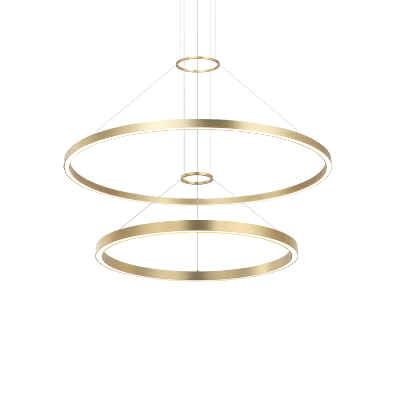 LED Steel Ring Frame Multi Tier Chandelier 3CCT