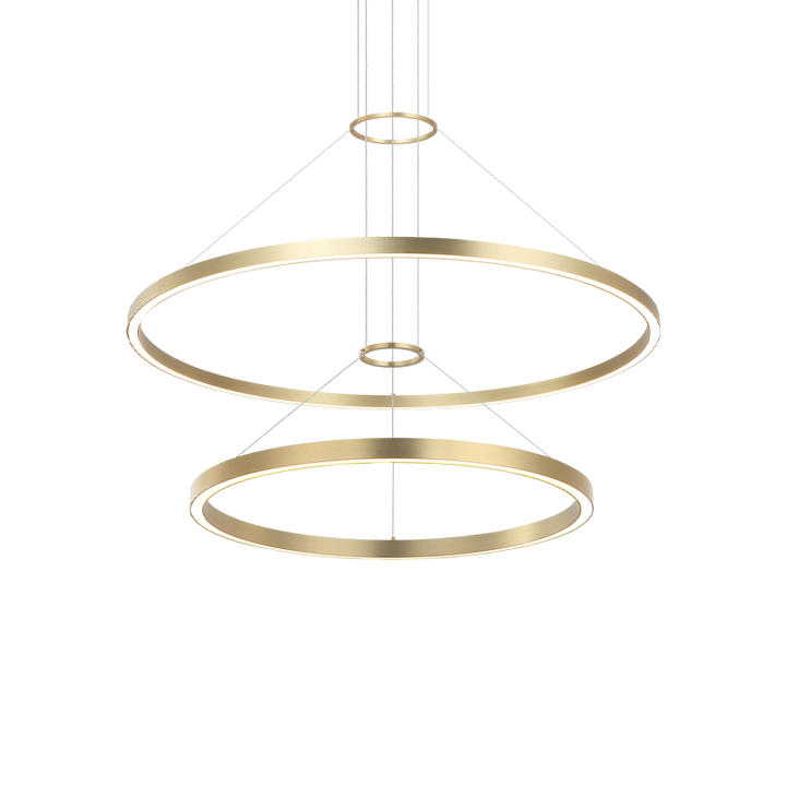 LED Steel Ring Frame Multi Tier Chandelier 3CCT