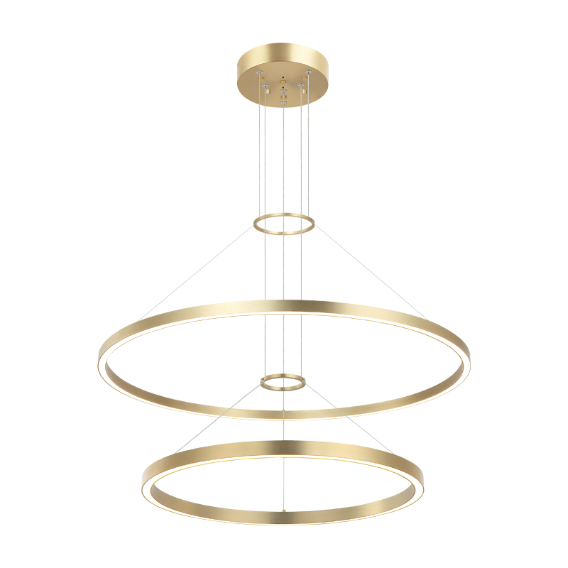 LED Steel Ring Frame Multi Tier Chandelier 3CCT