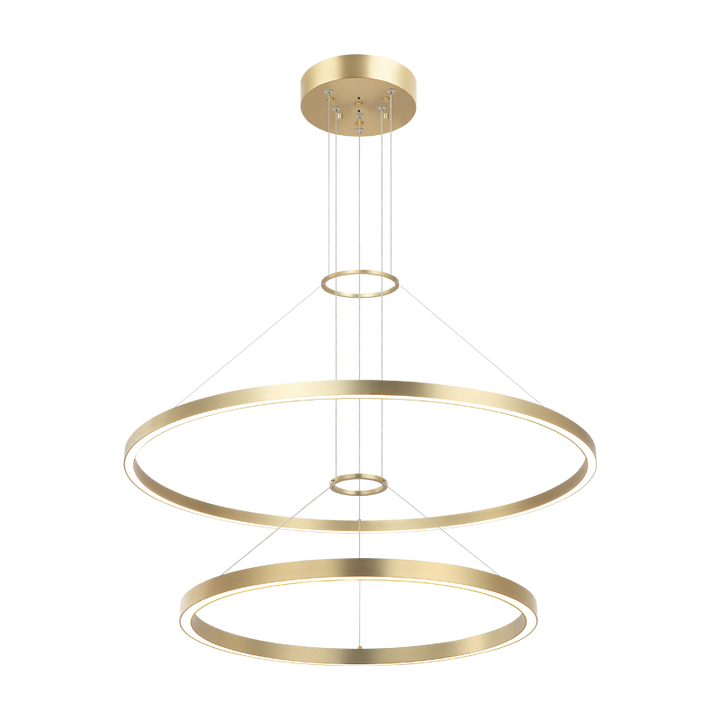 LED Steel Ring Frame Multi Tier Chandelier 3CCT