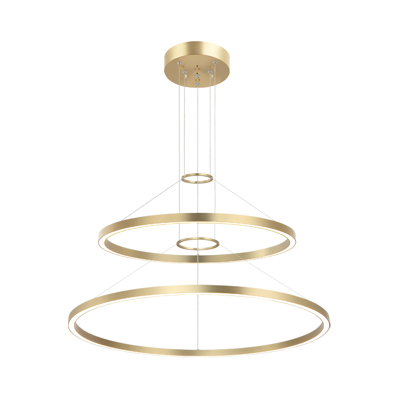 LED Steel Ring Frame Multi Tier Chandelier 3CCT