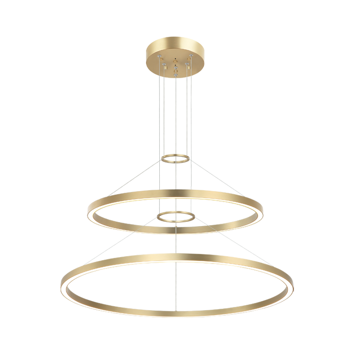 LED Steel Ring Frame Multi Tier Chandelier 3CCT