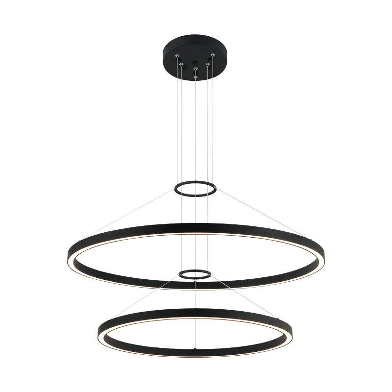 LED Steel Ring Frame Multi Tier Chandelier 3CCT