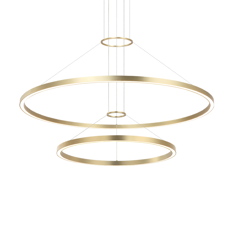 LED Steel Ring Frame Multi Tier Chandelier 3CCT