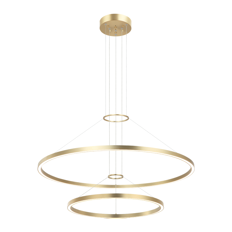 LED Steel Ring Frame Multi Tier Chandelier 3CCT