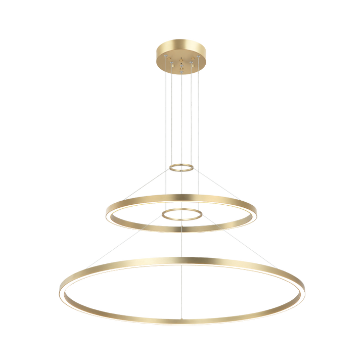 LED Steel Ring Frame Multi Tier Chandelier 3CCT