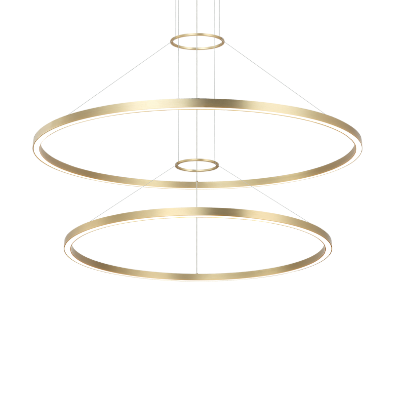 LED Steel Ring Frame Multi Tier Chandelier 3CCT