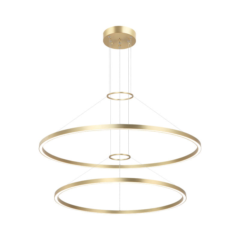 LED Steel Ring Frame Multi Tier Chandelier 3CCT