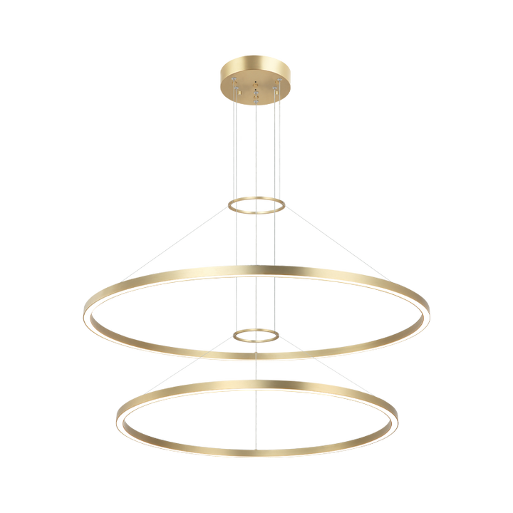 LED Steel Ring Frame Multi Tier Chandelier 3CCT