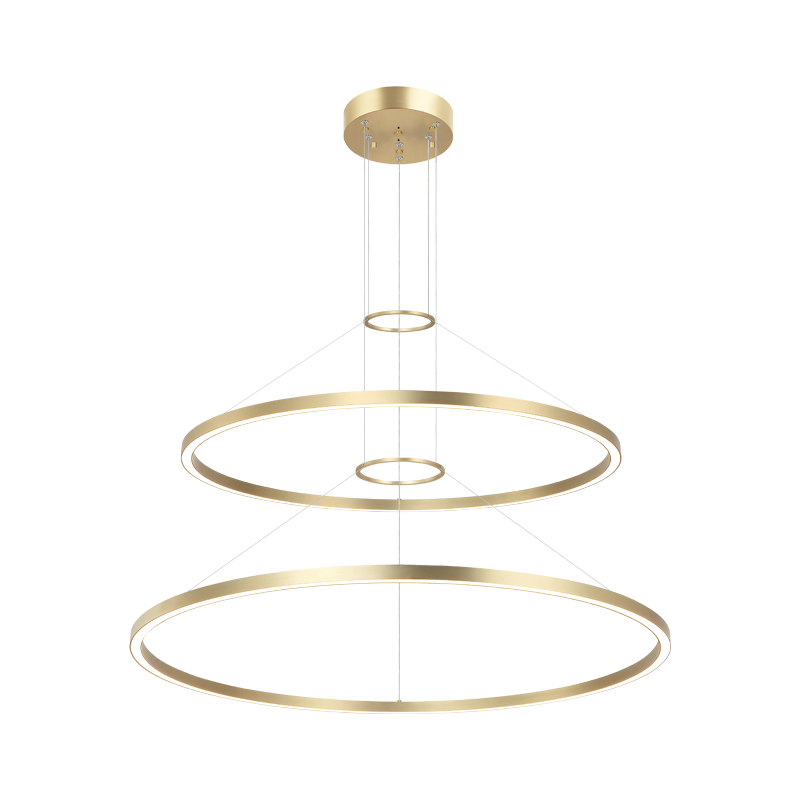 LED Steel Ring Frame Multi Tier Chandelier 3CCT
