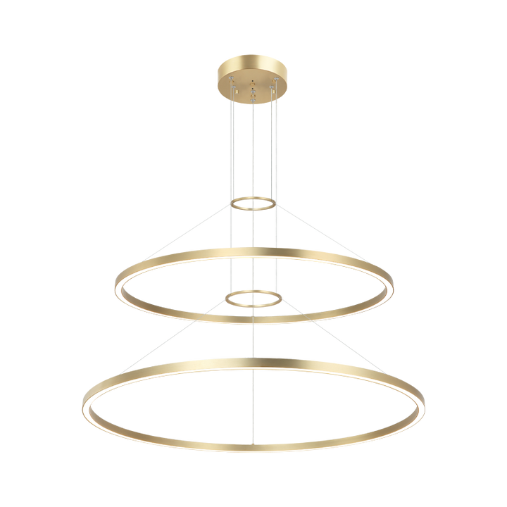 LED Steel Ring Frame Multi Tier Chandelier 3CCT