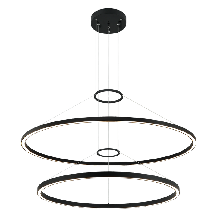 LED Steel Ring Frame Multi Tier Chandelier 3CCT