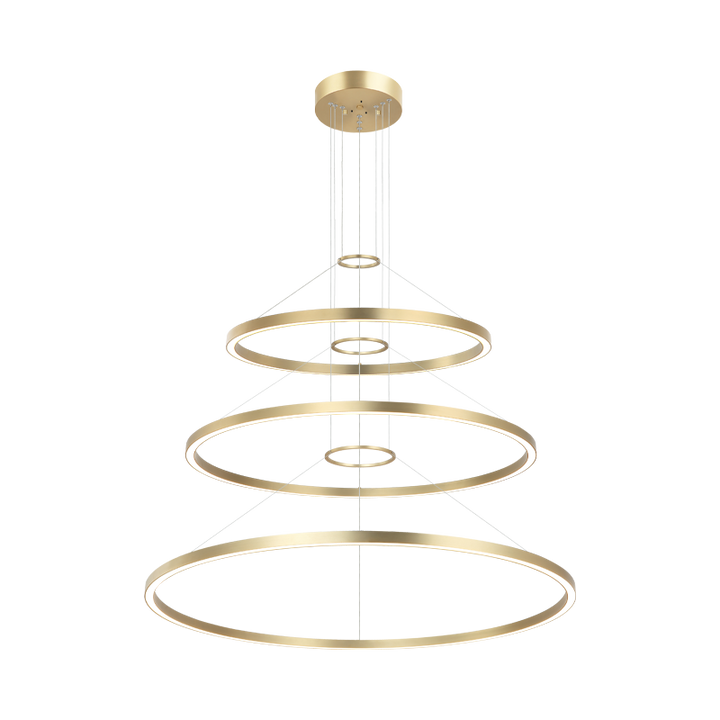 LED Steel Ring Frame Multi Tier Chandelier 3CCT