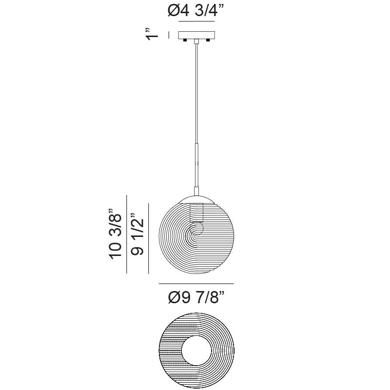 Maruna - 1 Light Pendant