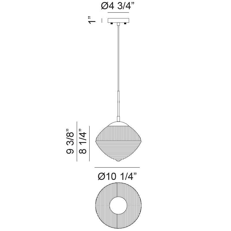 Maruna - 1 Light Pendant