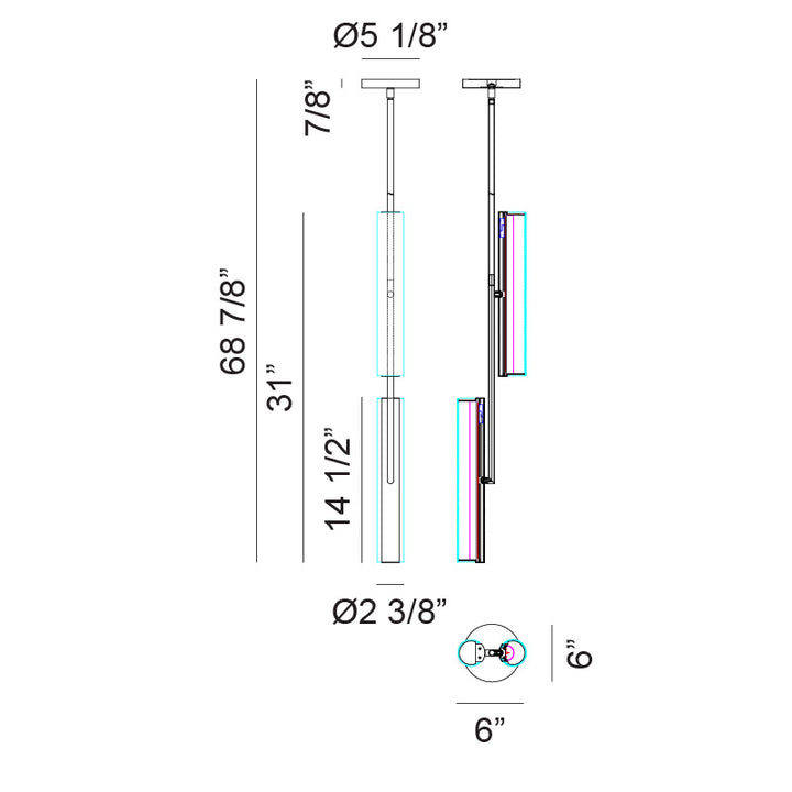 Axis - LED Chandelier