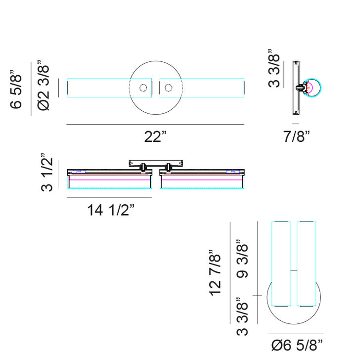 Axis - LED Vanity Light
