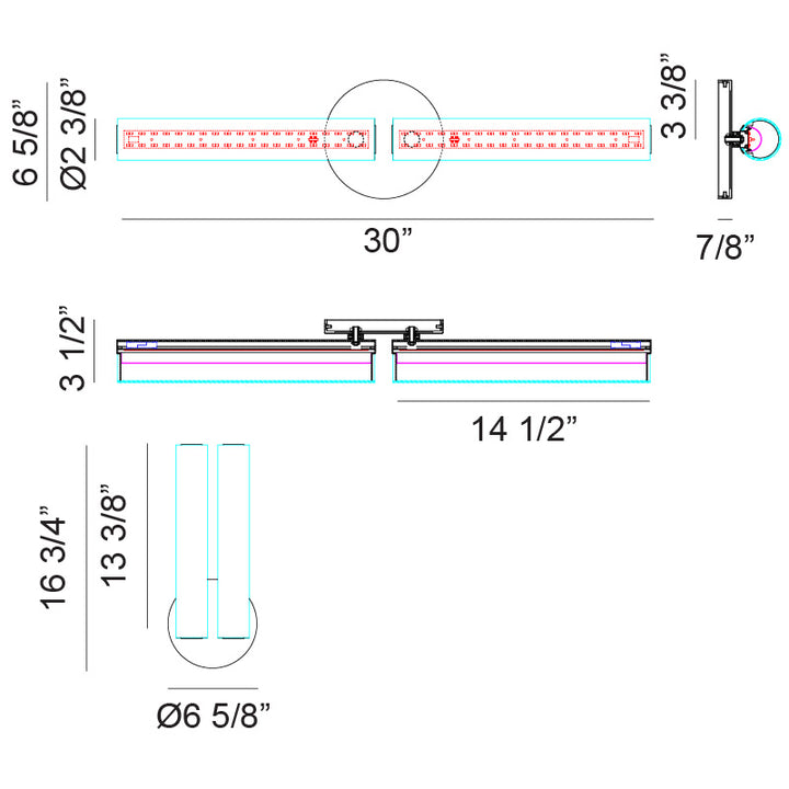 Axis - LED Vanity Light