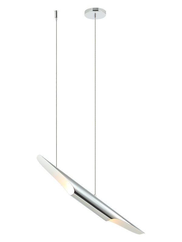 Steel Stylus Shade Single Pendant by Matteo Lighting - view 5