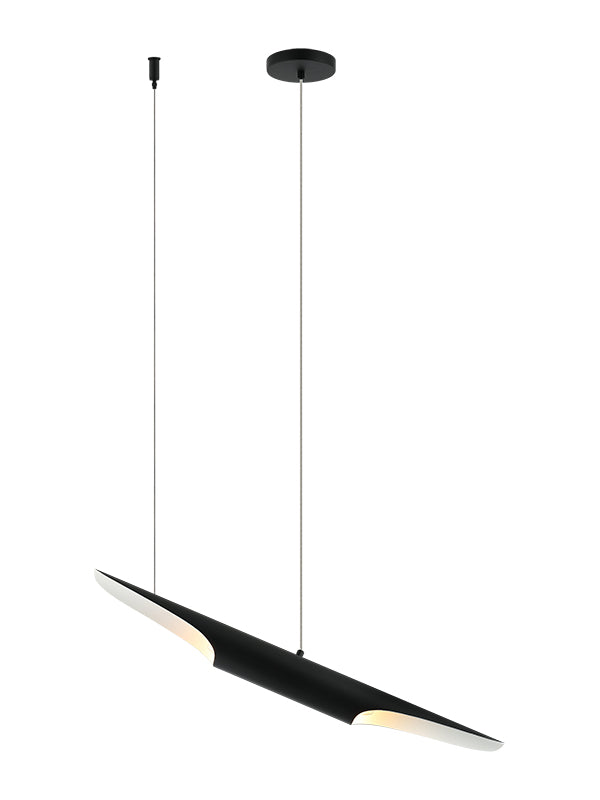 Steel Stylus Shade Single Pendant by Matteo Lighting - view 4