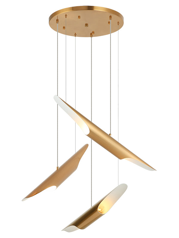 Steel Stylus Shade Multiple Pendant by Matteo Lighting - view 6