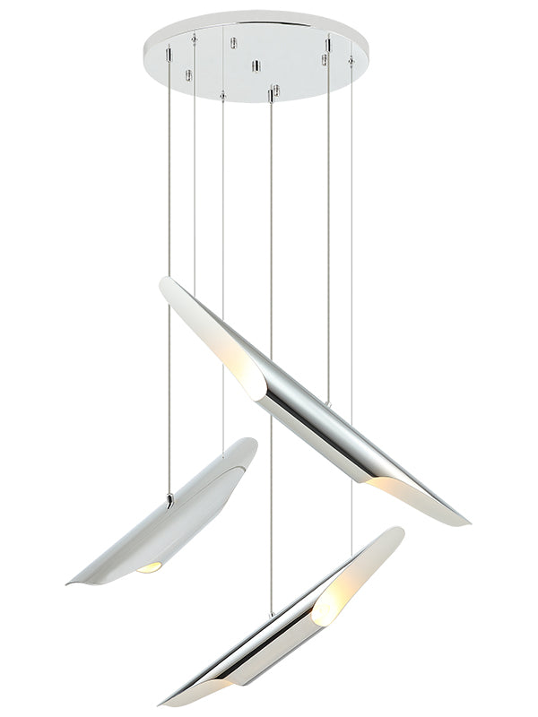 Steel Stylus Shade Multiple Pendant by Matteo Lighting - view 5