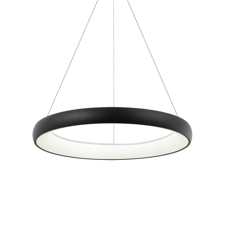 Steel Ring Frame with White Acrylic Diffuser Chandelier / Pendant