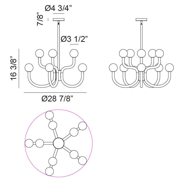 Joelle - LED Chandelier