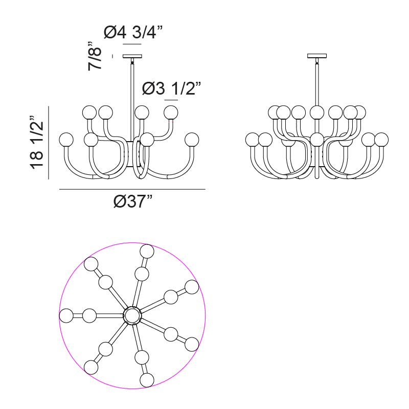 Joelle - LED Chandelier