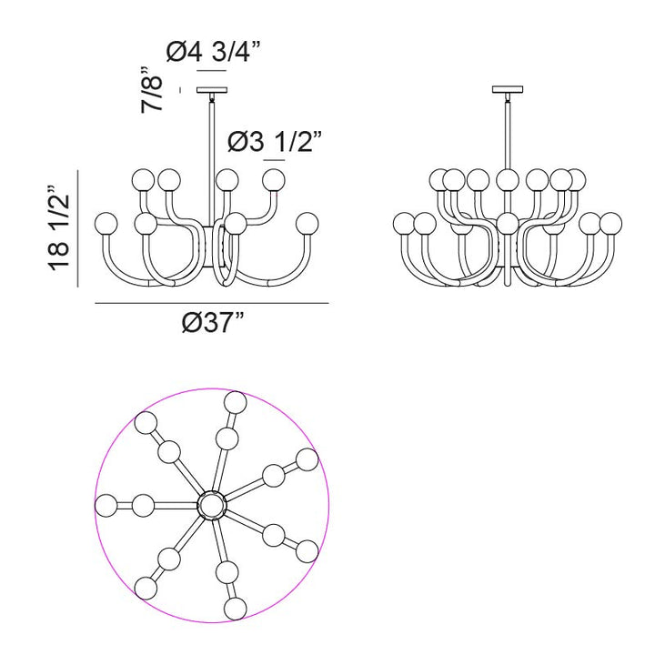 Joelle - LED Chandelier