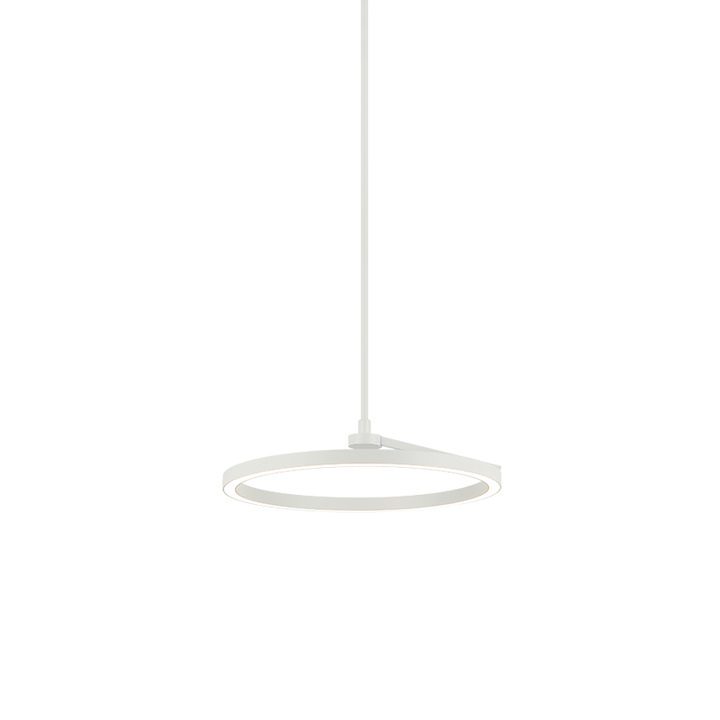 The Trundle - LED 1 Light Chandelier in White by Matteo Lighting