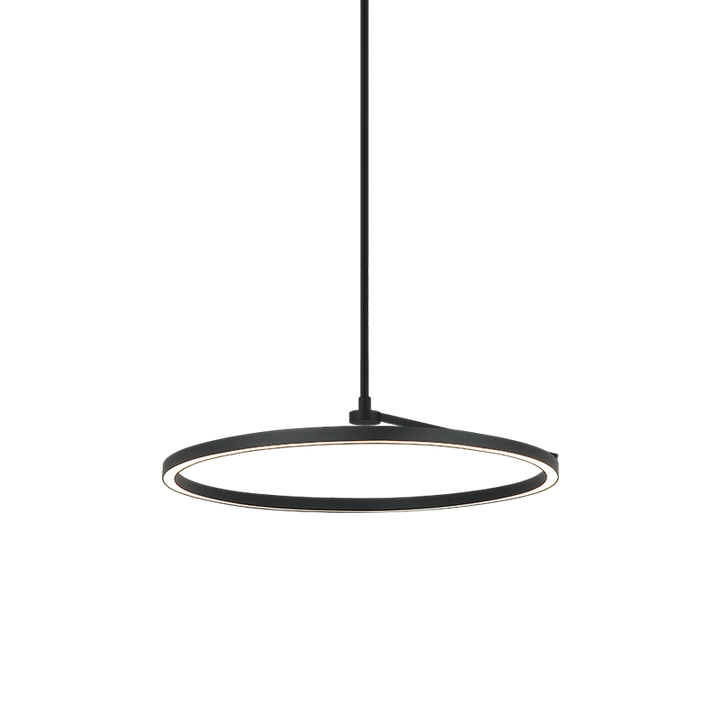 The Trundle - LED 1 Light Chandelier in Matte Black by Matteo Lighting