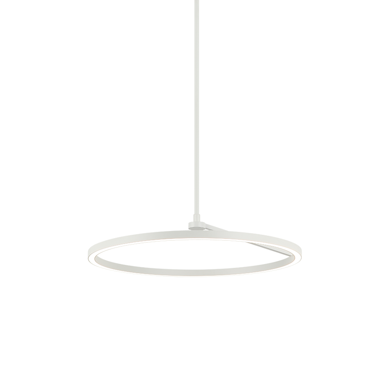 The Trundle - LED 1 Light Chandelier in White by Matteo Lighting