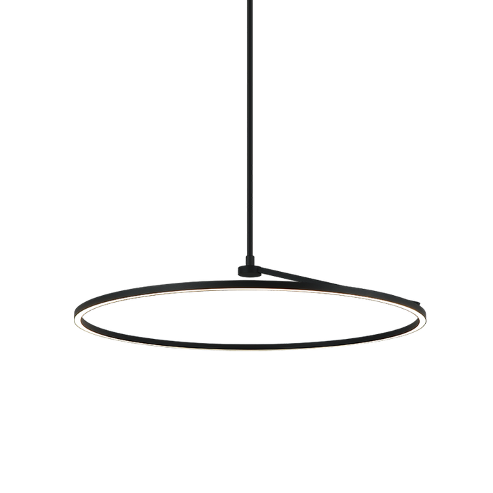 The Trundle - LED 1 Light Chandelier in Matte Black by Matteo Lighting